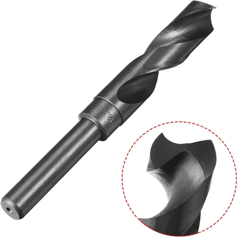 

1/2 Inch 16.5mm HSS Round Shank Twist Drill Bits Split Point Cutting Dia for Iron Steel Wood Machining