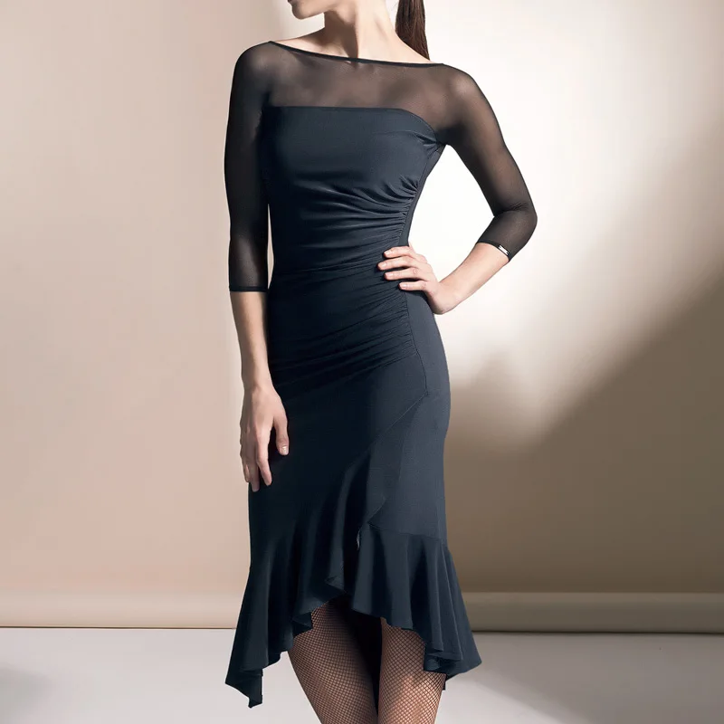 Женское платье для бальных танцев профессиональное латиноамериканских с