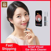 2021 new youpin smart visual ear sticks endoscope ear cleaner ear wax removal tool mini camera otoscope health care ear cleaning