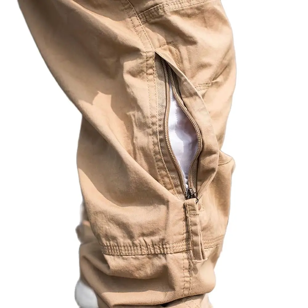 Брюки-карго мужские камуфляжные повседневные штаны в стиле милитари армейский