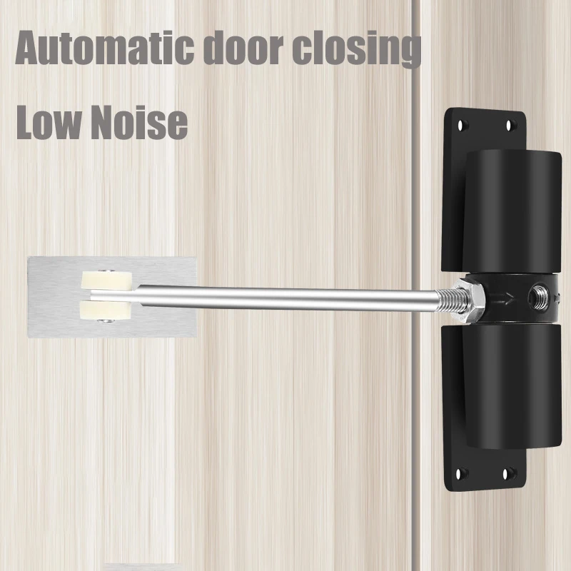 

Spring Door Closer Adjustable Automatic Door Closers Hinge Zinc Alloy Mute Simple Automatic Door Closers For Bedroom