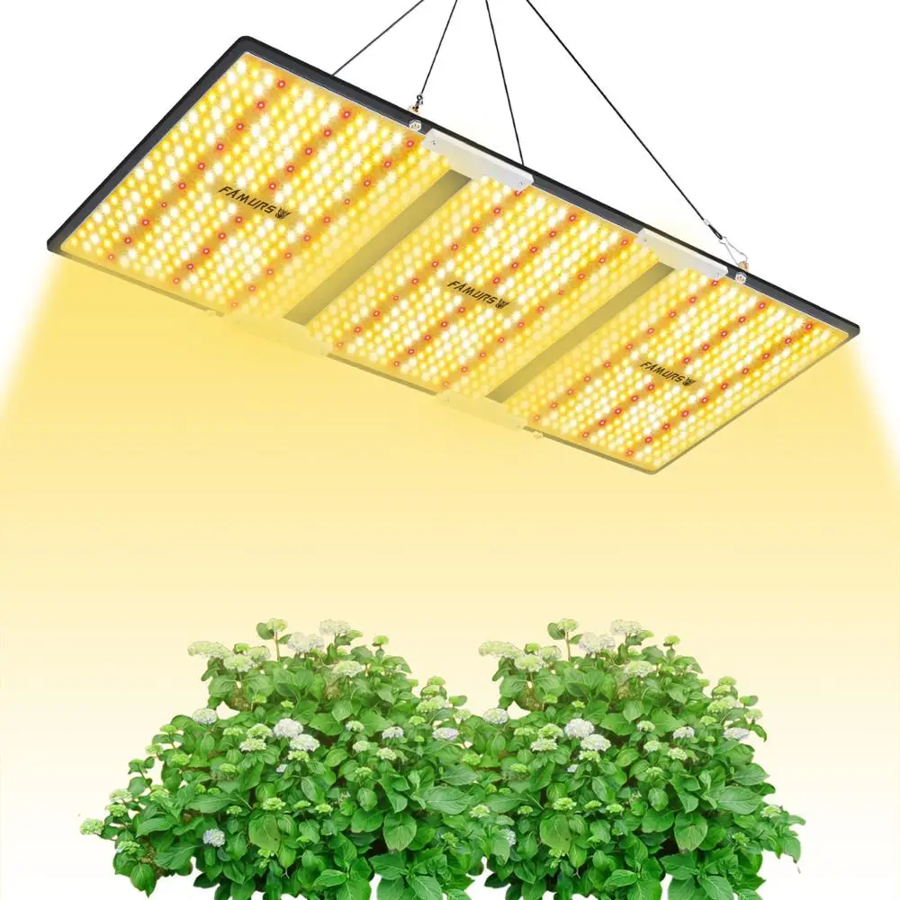 Светодиодная лампа полного спектра Famurs квантовая панель 3000 вт для освещения