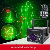 led disco laser light rgb colorful scanner projector 3d dmx512 dj disco show lights music equipment for halloween xmas bar par