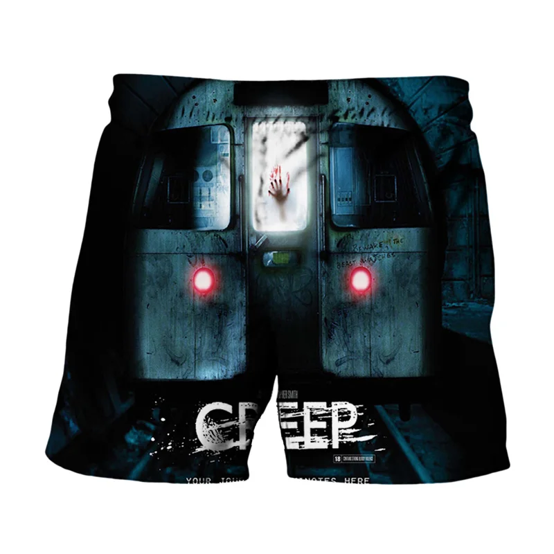

Men's Shorts 3D Printing With Word Characters Casual Summer Hot Sale Sports Quick-Drying Surfing Swimming Shorts