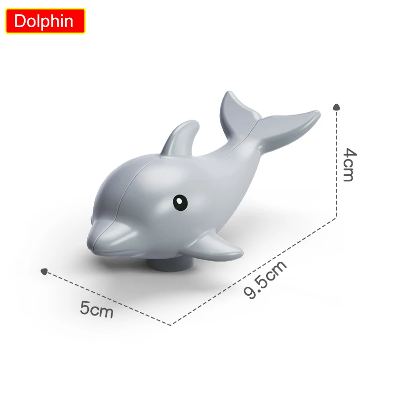 Набор строительных блоков из серии животных зоопарк большой размер милые птицы