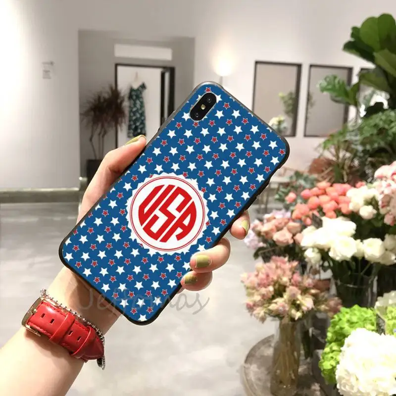

America USA Flag Phone Case for iPhone 11 12 mini pro XS MAX 8 7 6 6S Plus X 5S SE 2020 XR