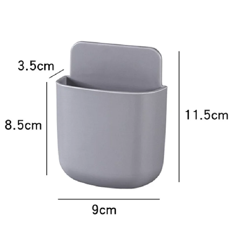 Пластиковая настенная полка с бесплатным отверстием для спальни органайзер