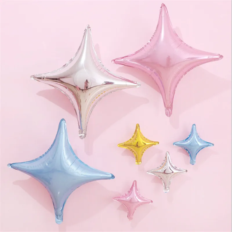 10/18 дюймов алюминиевый Макарон воздушный шарик в форме звезды Звезда любви из