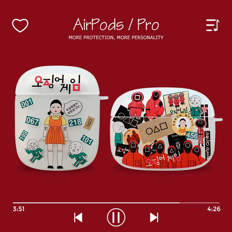 

Защитный чехол для наушников Airpods 1, 2 Pro