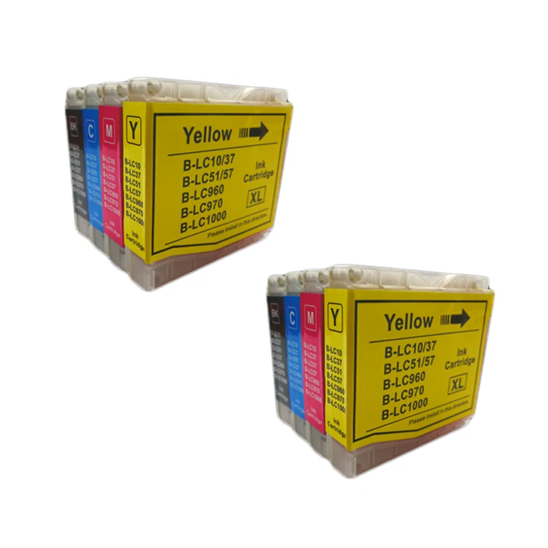 Картридж с чернилами совместимый LC51 LC57 LC1000 LC960 LC970 LC37 LC10 8 шт.|Чернильные картриджи|