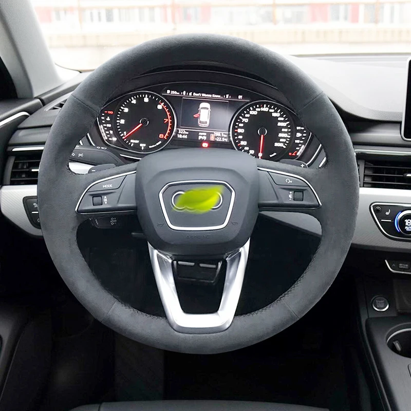 

DIY suede Car Steering Wheel Cover for MG MG6 ZS MG5 MG3f HS Accessories