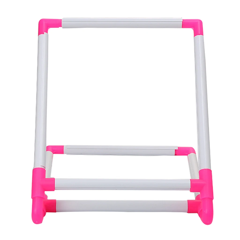 Frame Universal Clip Plastic Cross Stitch Hoop Stand Holder Support Rack Diy Craft Tool Handheld For Home Use