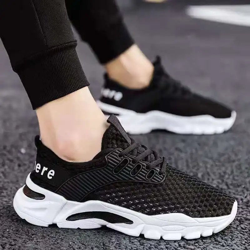 

Men Sneakers mens shoes casual Breathable Lace Up Men Mesh Sport Shoes Fashion Casual Male Trend Shoes