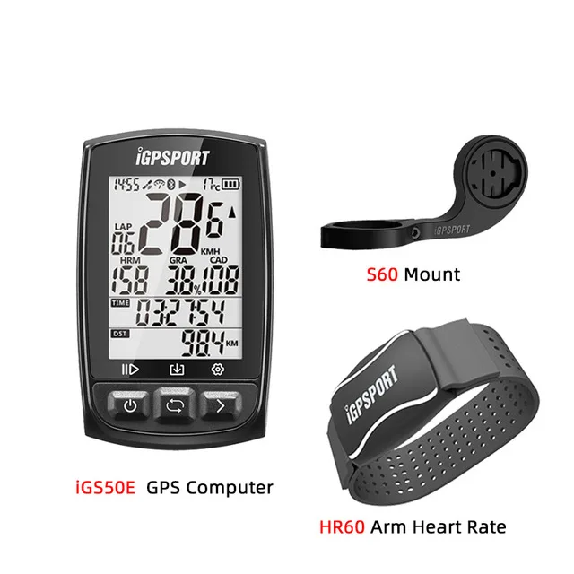 

iGS50 iGPSPORT Start The Fastest 5S Positioning Wireless Speedometer iGS50E Bike Odometer 200 Hours Data Storage