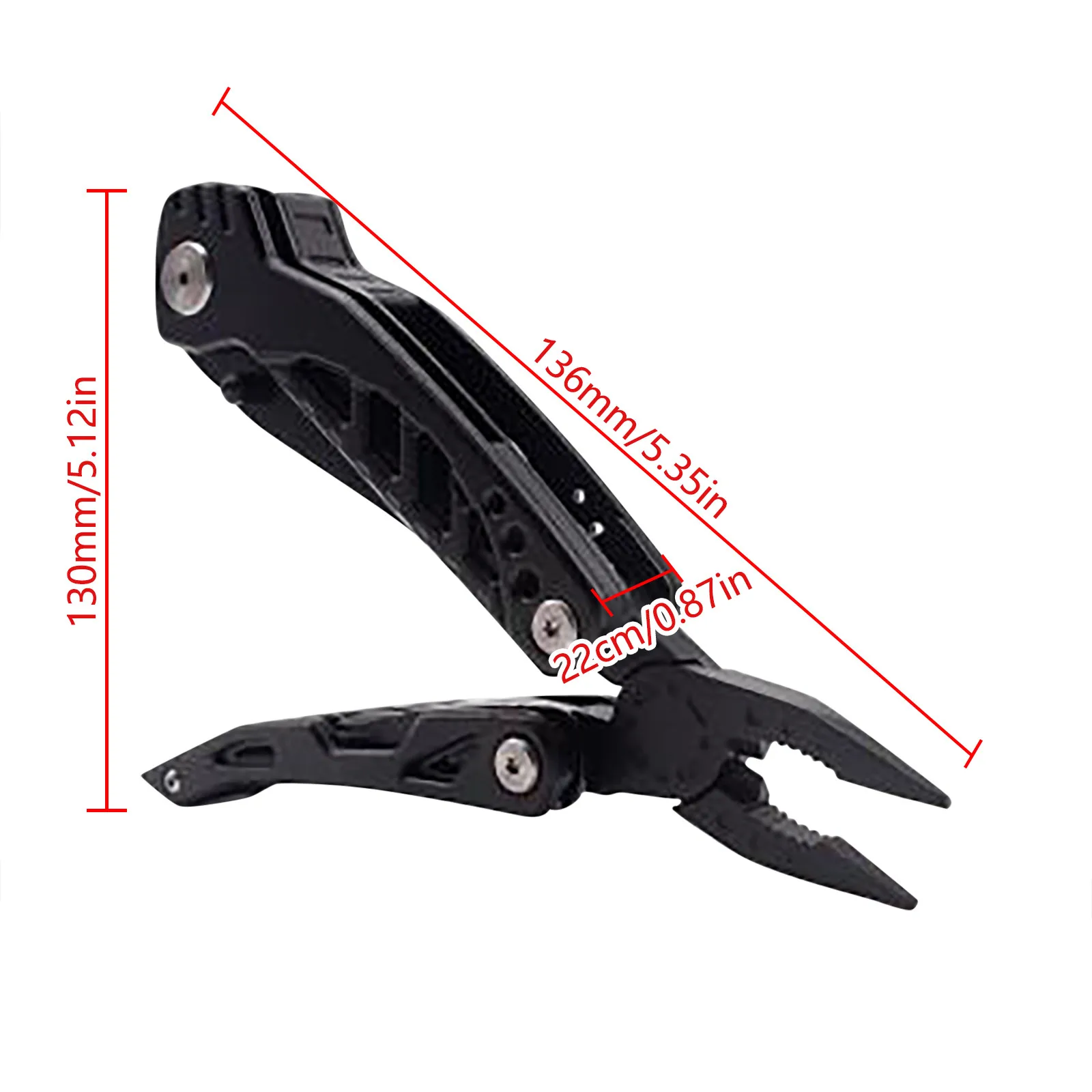 

13 in 1 Multi-function Folding Bottle Opener Saw Blade Driver Screwdriver Outdoor Camping Hiking Emergency Tool
