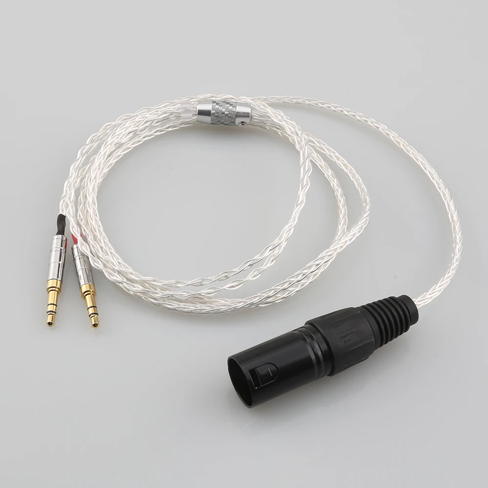 XLR сбалансированный 8-ядерный кабель для наушников Denon AH-D600 D7100 Hifiman Sundara Ananda HE1000se