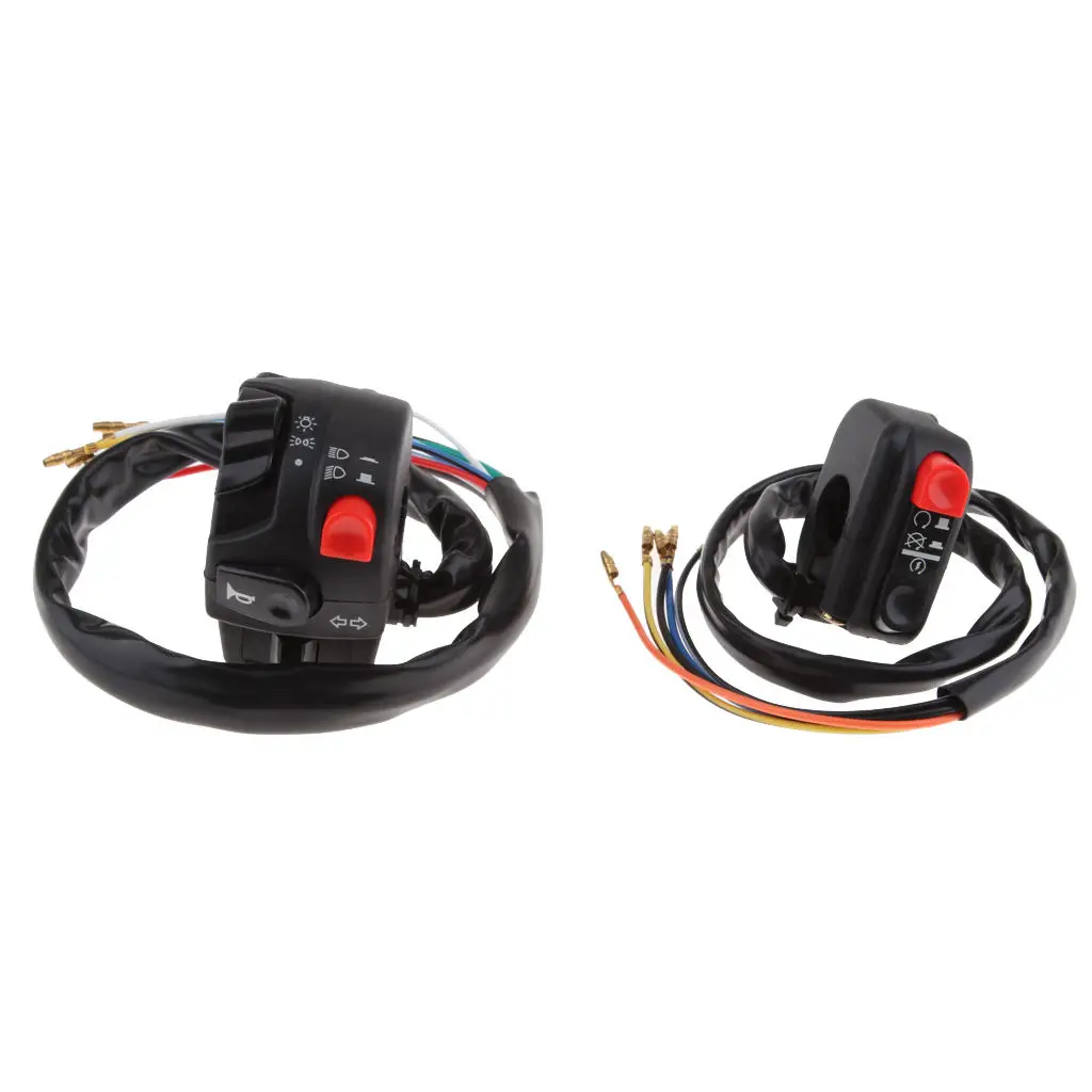 

MagiDeal 2pcs 7/8' Handlebar Starter/Kill Switch for Honda Motorcycle Bike