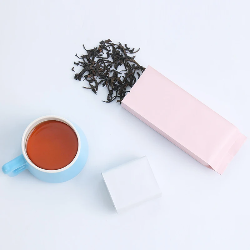 200 шт./лот пакетики для чая уплотненный чистый алюминиевый пакетик