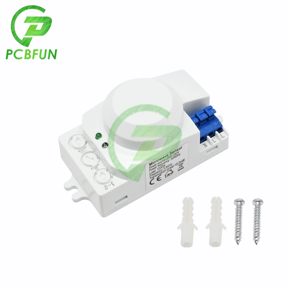Микроволновый радар 5 8 ГГц переключатель датчика переменного тока 220 в 240 В CW