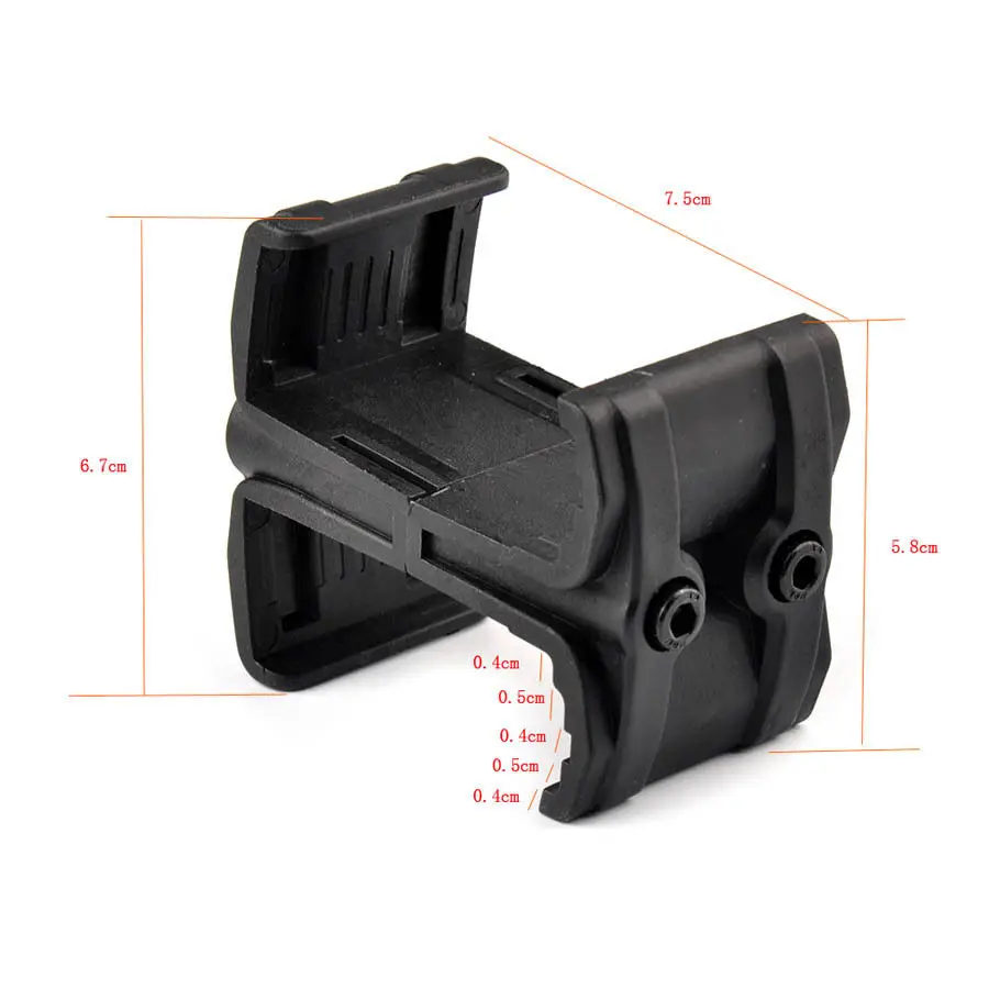 Тактический параллельный соединитель страйкбольного магазина магнитный зажим