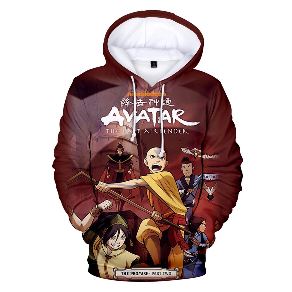 

2021 Avatar The Last Airbender 3D Hoodies Men Women Sweatshirts Hoodie Autumn Harajuku New Anime Kids Hooded Casual Clothes