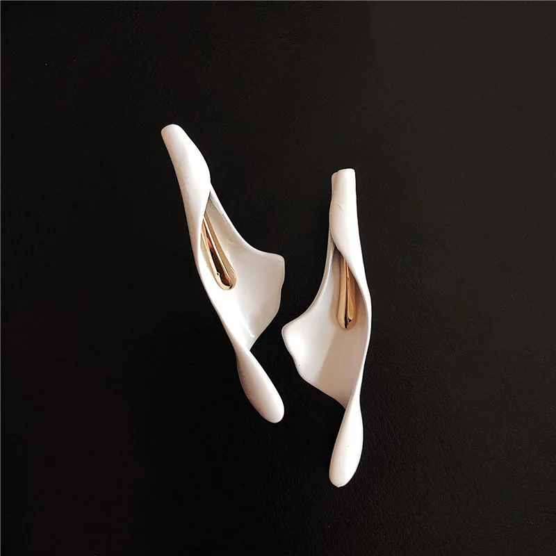 Корейский Новый Дизайн иглы белый цветок полые перламутровые звездное небо