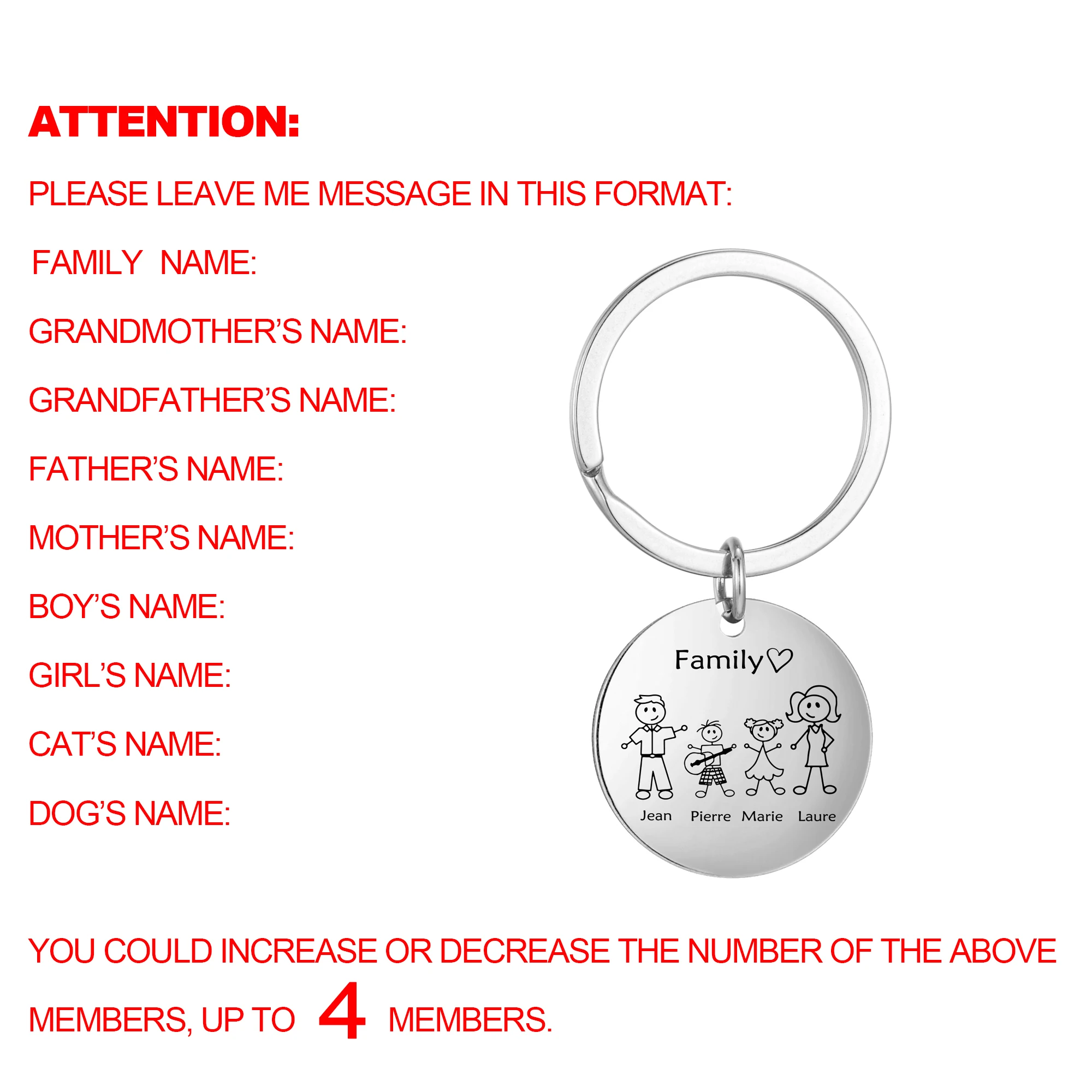 Брелок для ключей мальчиков и девочек индивидуальный детский брелок из