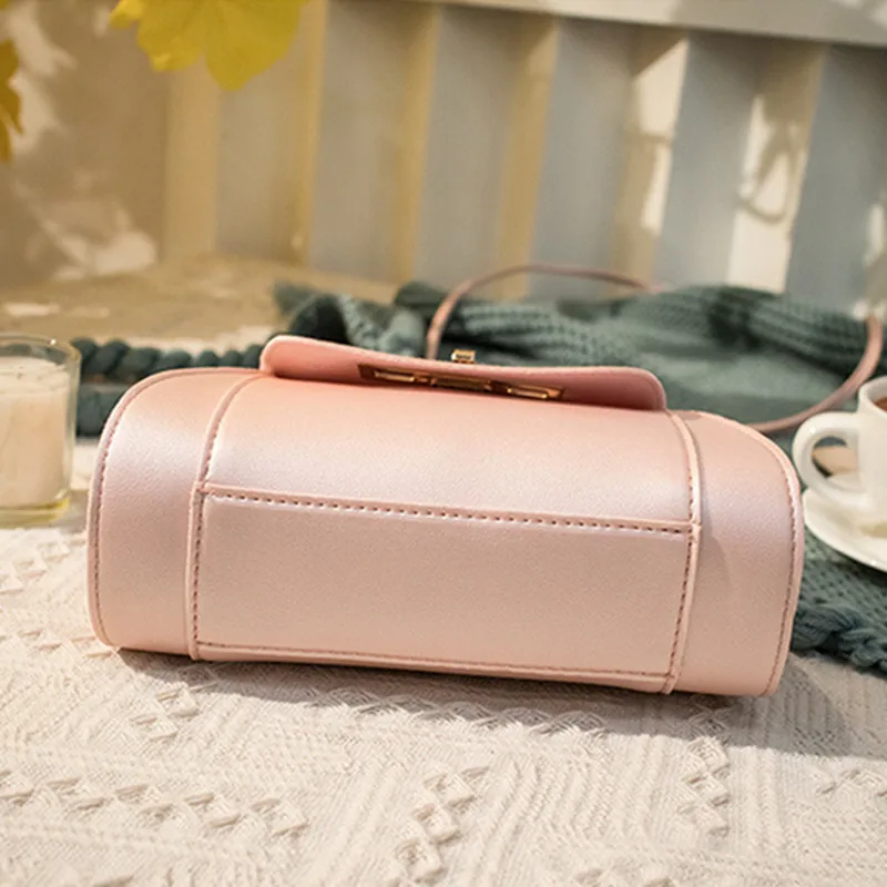 Модная Маленькая кожаная сумка через плечо для женщин и девочек летняя мини