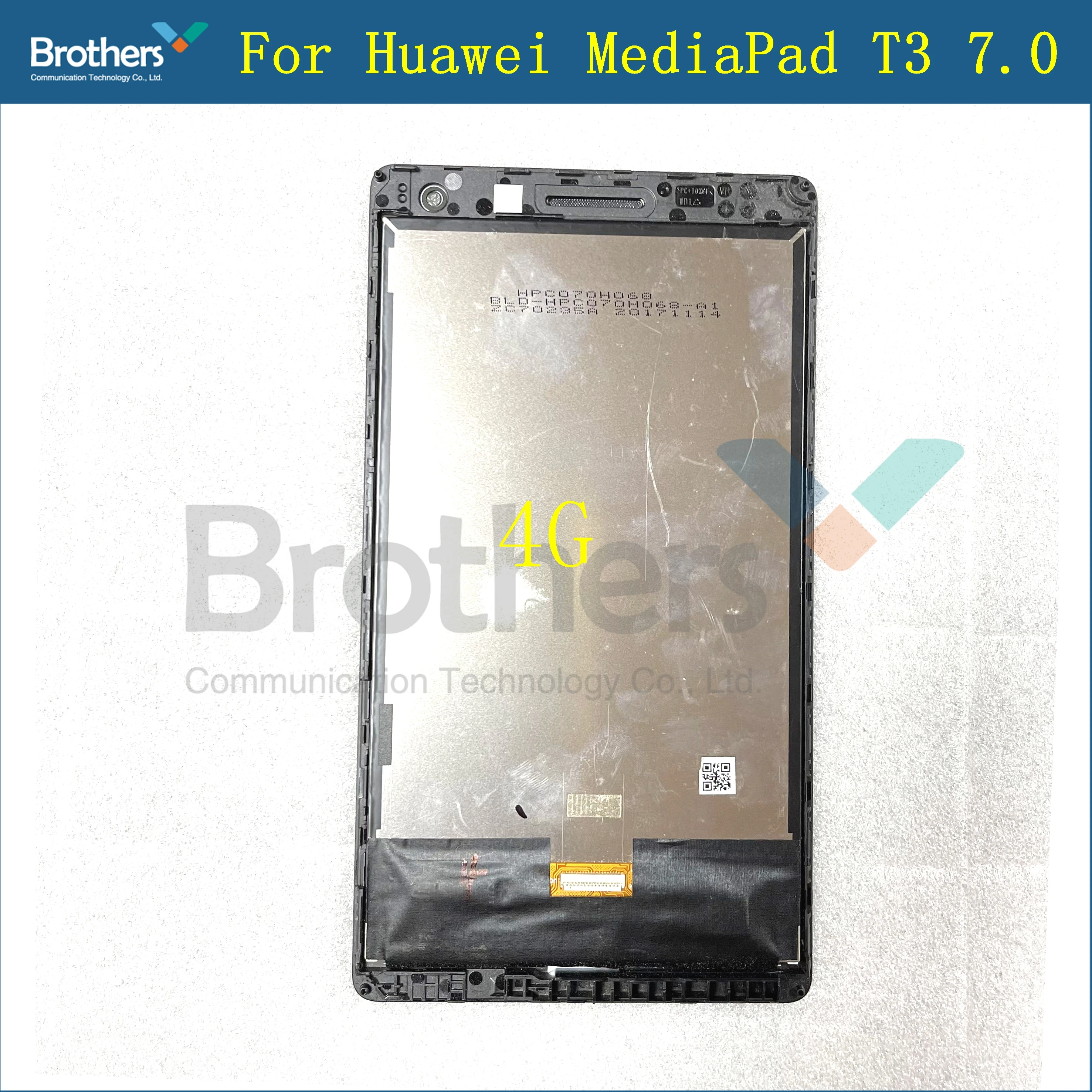 Original Lcd Original para Huawei Mediapad t3 7.0 4g Bg2-w09 Bg2-u01 Bg2-u03 Display Lcd Tela de Toque Digitador Assembléia com Quadro 7.0 Painéis e LCDs p/ tablet