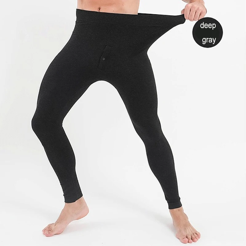 Эластичные Модальные 7 цветов плюс бархатные толстые зимние теплые мужские