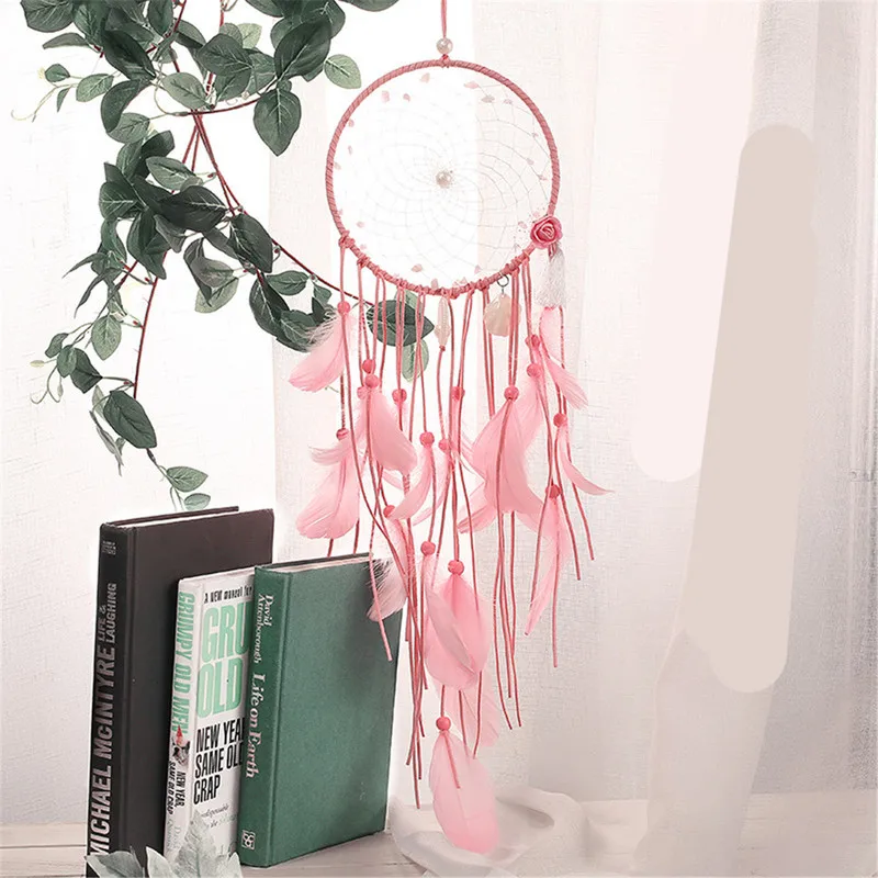 Большой Ловец снов ручной работы в богемном стиле настенный винтажный Свадебный