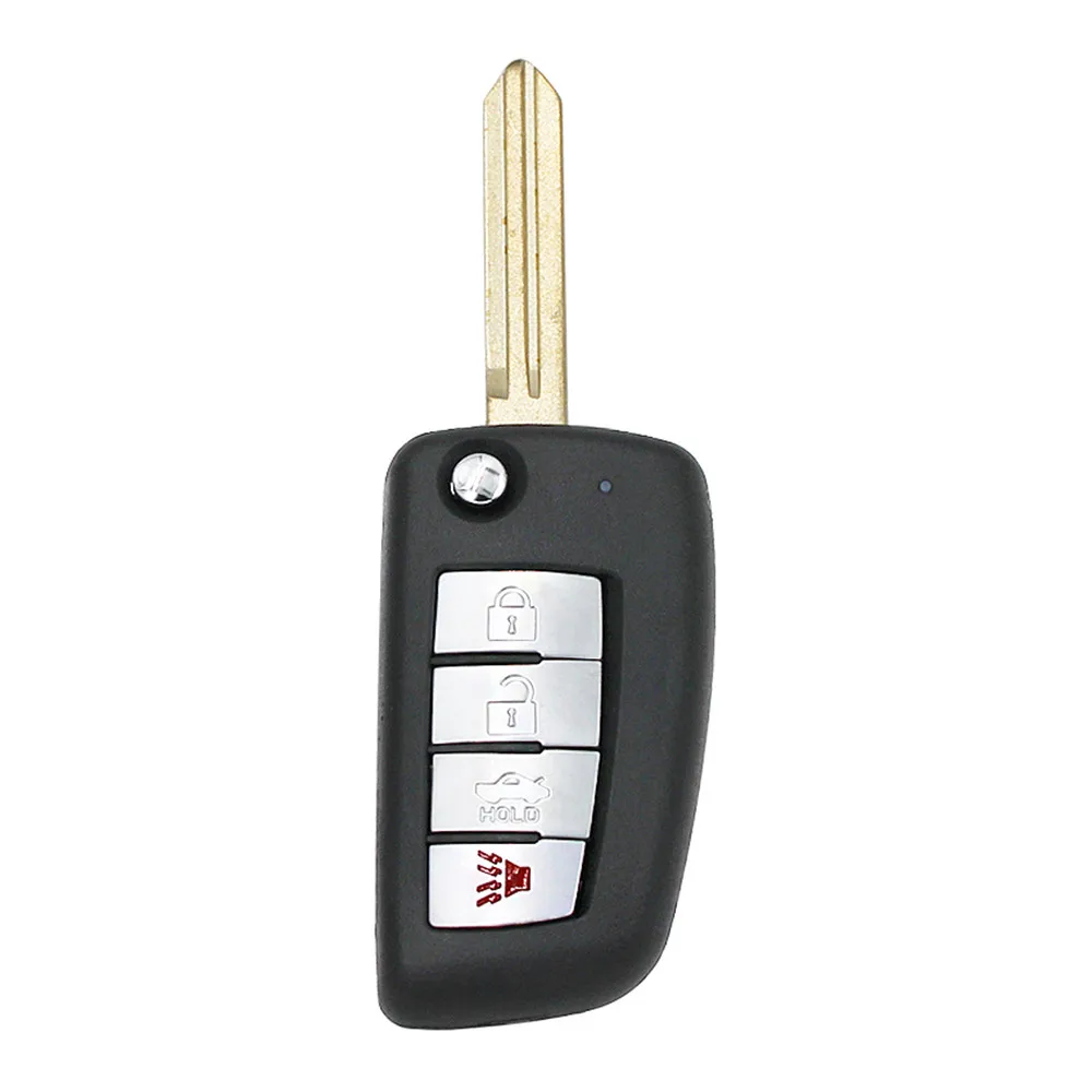 KEYECU для Nissan Sentra 2007 2008 2009 2010 2011 2012 FSK 315 МГц 4 кнопки флип Брелок дистанционного