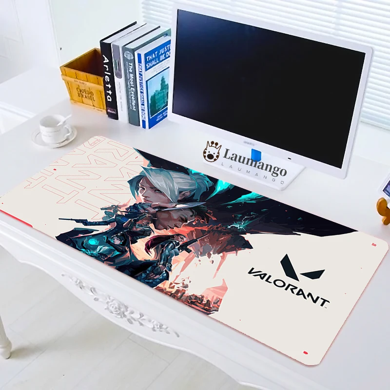 

Custom valorant large game mouse pad game computer desk player mouse rug PC table pad wear-resistant no slip mause pad