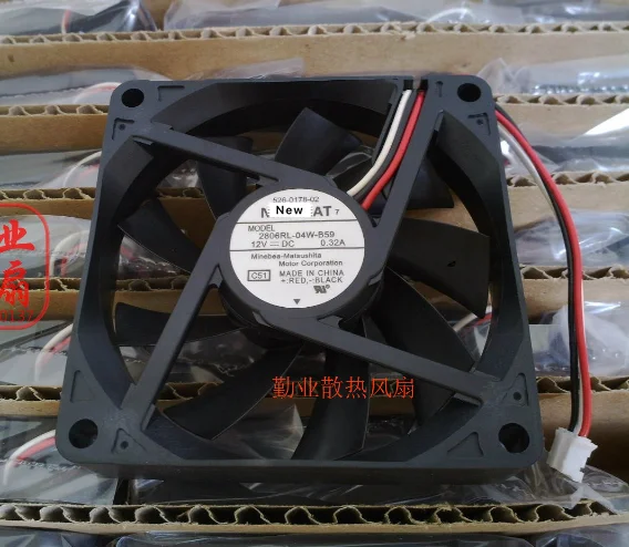 

for NMB-MAT 2806RL-04W-B59 C51 Server Cooling Fan DC12V 0.32A 70x70x15mm 3-wire