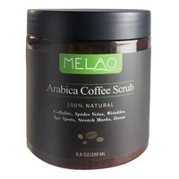 melao coffee body scrub natural coconut oil exfoliating whitening moisturizing scrub 8 8 oz250ml