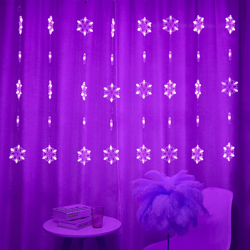 2 5 м светодиодная занавеска для сосульки сказочная гирлянда ac220в Снежинка