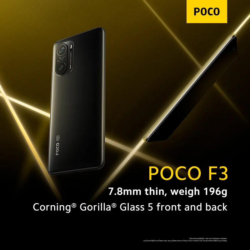 Global Version Smartphone POCO F3 5G 6GB 128GB 8GB 256GB Snapdragon 870 Octa Core 6.67" 120Hz E4 AMOLED Display Mobile Phone