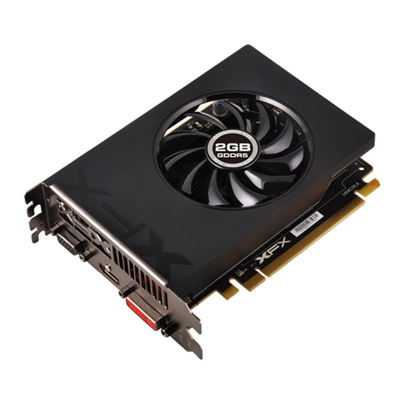 Б/у видеокарты XFX Radeon R7 240A 2 Гб GPU для AMD R7240A GDDR5 128bit графический экран карты