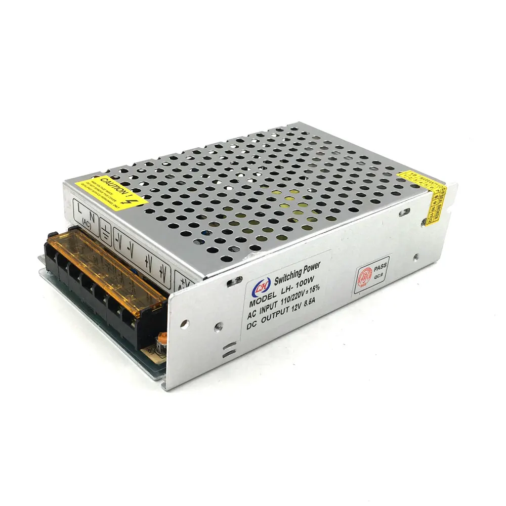 Дропшиппинг 12V 8.5A переключение Питание 8A 100 Вт Светодиодный драйвер