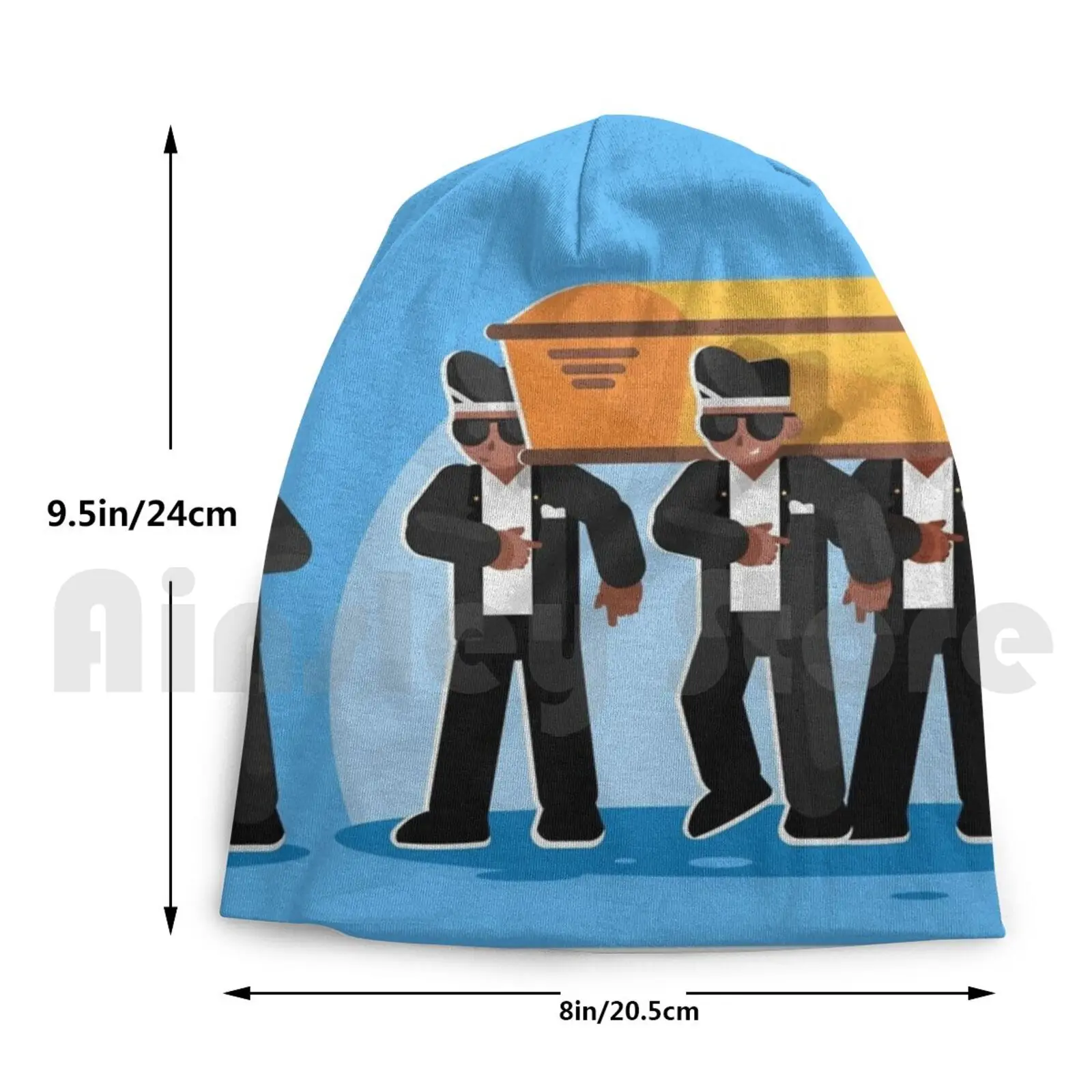 Танцевальный мем смерти облегающие шапки вязаная шапка в стиле хип-хоп гроб