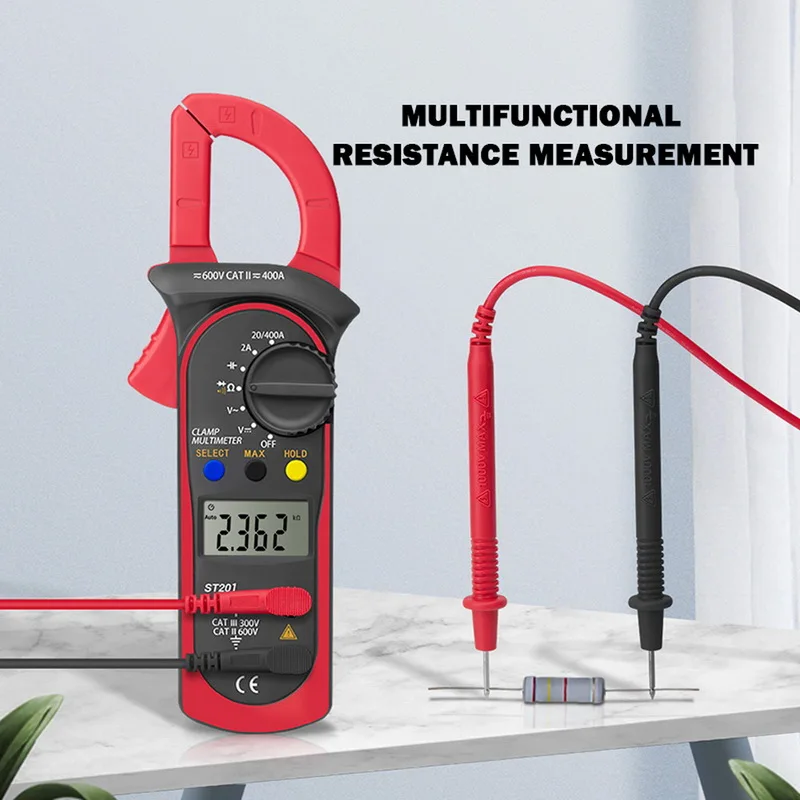 Цифровой мультиметр конденсатор ST201 автомобильный тестер гаечных ключей