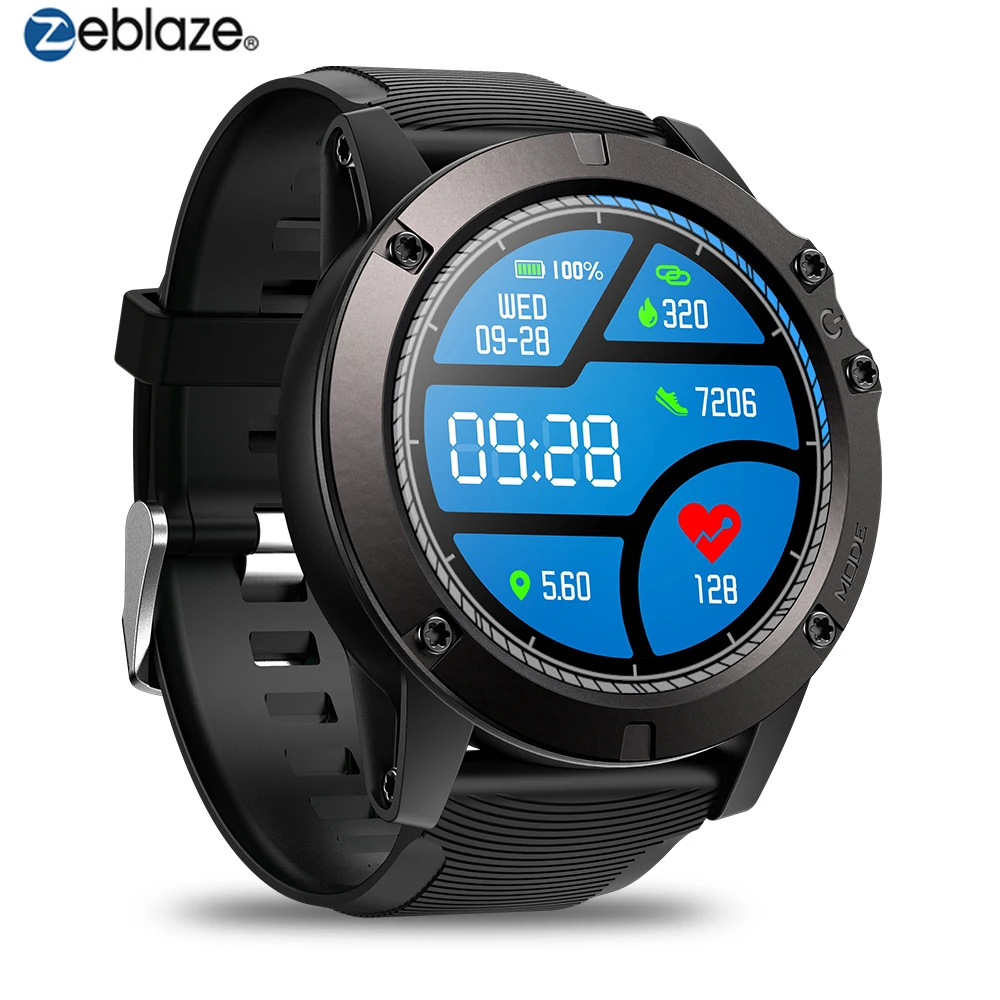 Zeblaze VIBE 3 Pro Полный Круглый монитор сердечного ритма умные спортивные часы