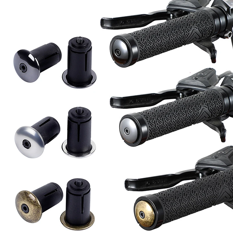 Handlebar Caps MTB Road Bicycle Handlebar End Plugs Ultralight Handle Grip Bar End Stoppers Bike Accessories 1 Pair