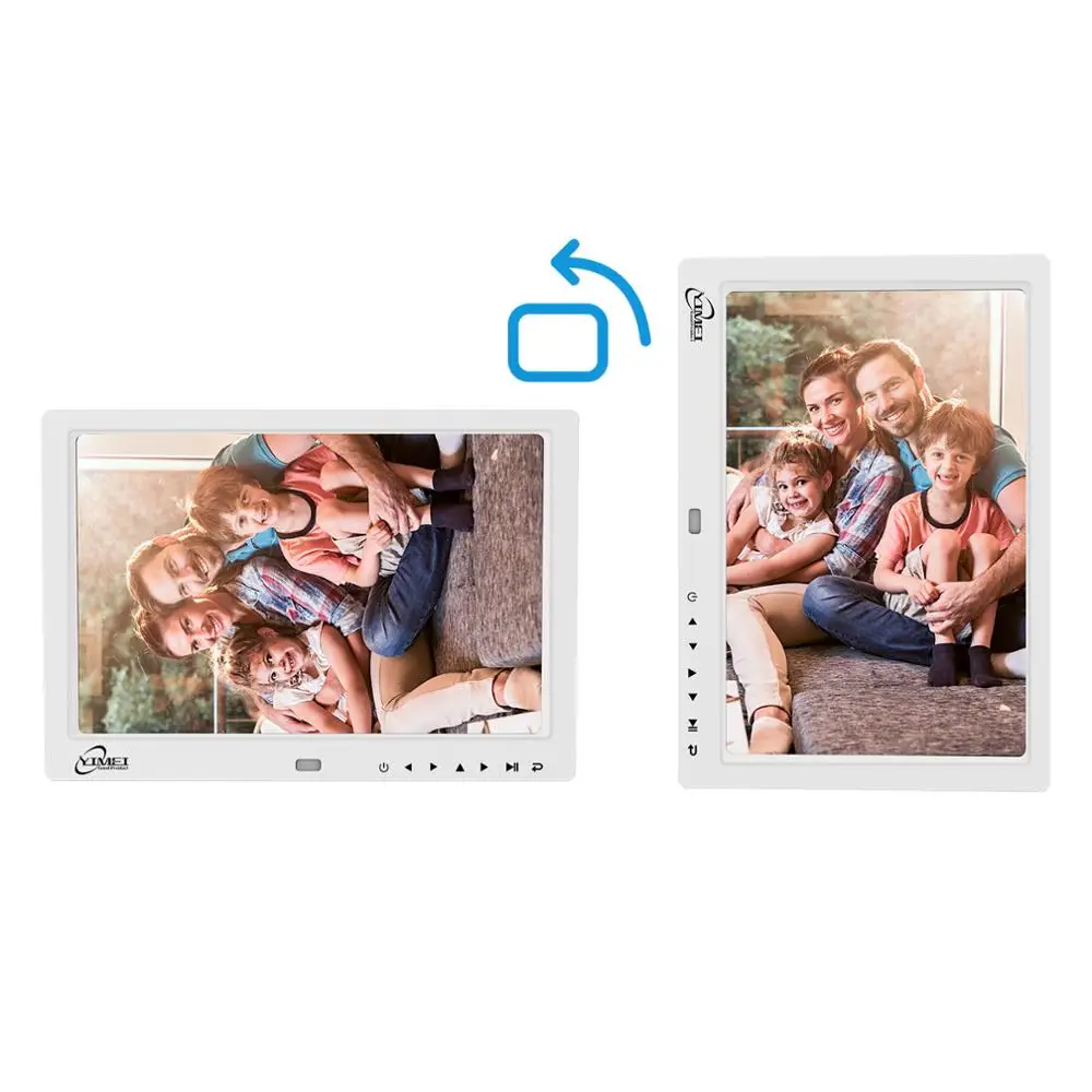 Фотоальбом HD цифровой 12 1 дюйма 1280*800 пикселей TFT SD 32G инфракрасный пульт