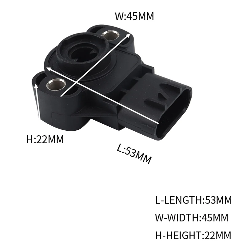 Автомобильный Датчик положения дроссельной заслонки подходит для Chrysler 4874430AB Black |