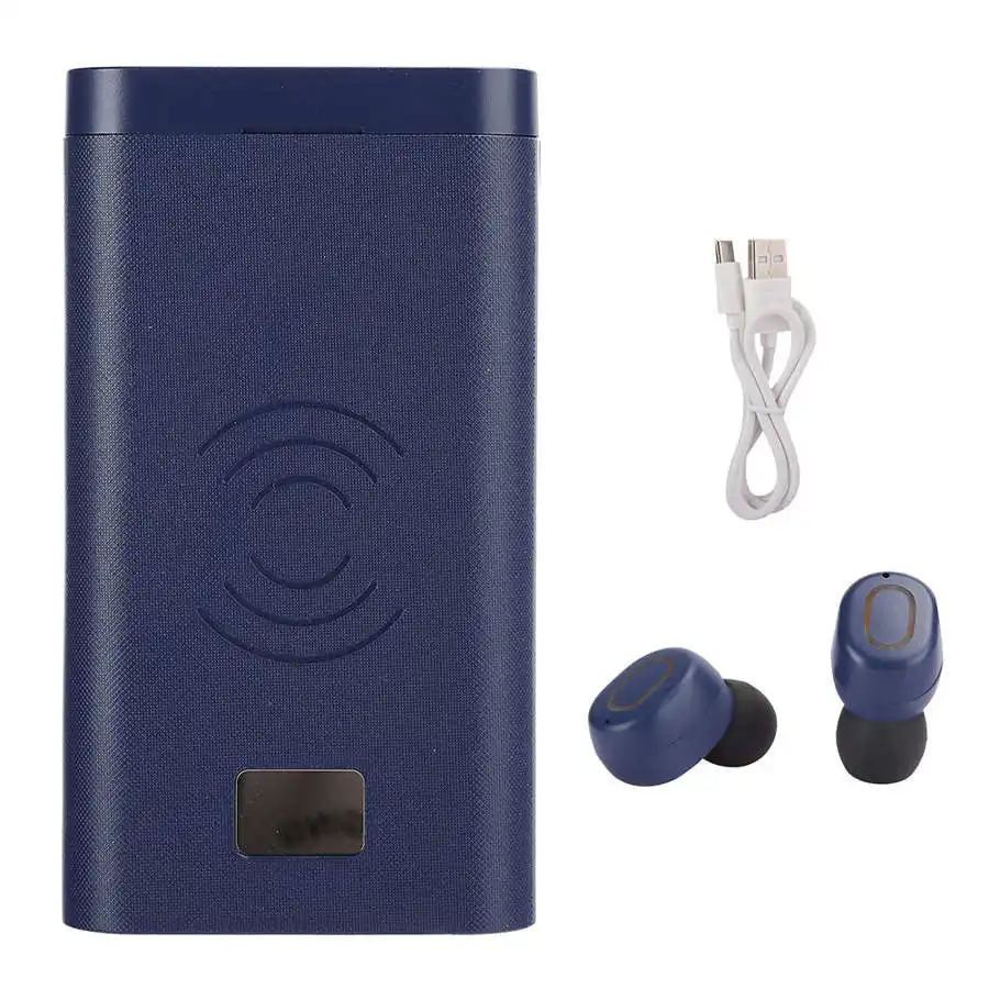 Auriculares earbud C1 Power Bank True Беспроводная зарядка 5 0 наушники для спорта Путешествия