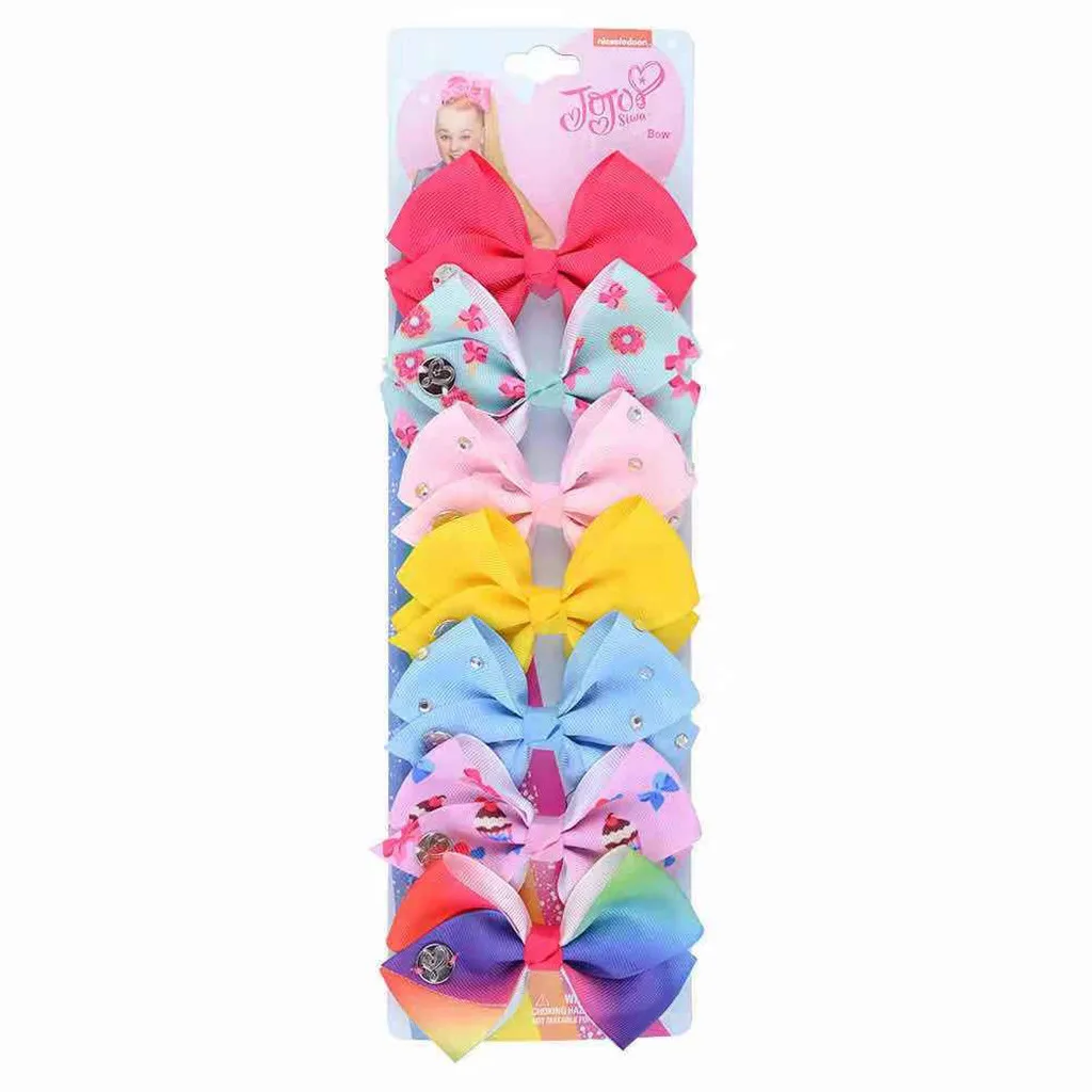 

Stylish Cute Sweet Children's Princess Crown Bow Set Of 10 Sets Hair Clip Jewelry Cartoon Gift Free Shipping