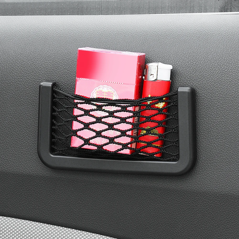 Car Organizer Storage Bag Net Pocket Accessories for Audi A4 A3 A6 C6 B7 B8 B5 Q5 Seat Leon Ibiza Skoda Fabia Superb |