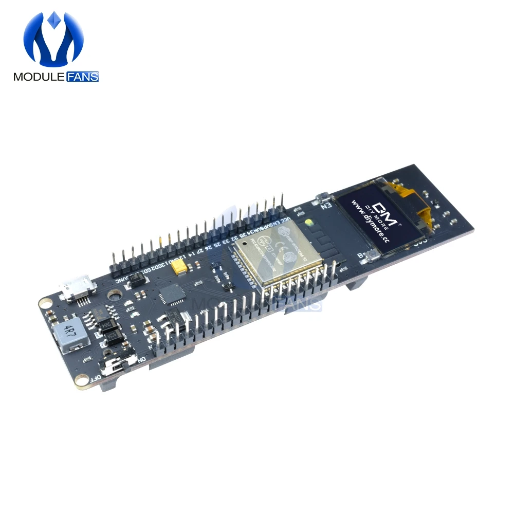 0 96 дюймов ESP32 ESP 32 ESP8266 OLED Дисплей 18650 Литий Батарея Wi Fi Bluetooth щит макетная плата CP2102