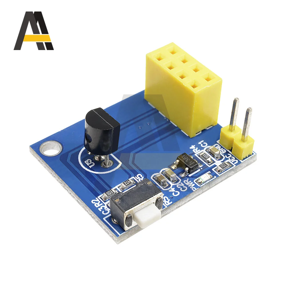 ESP8266 ESP-01 DS18B20 модуль датчика температуры и влажности esp8266 плата адаптера Wi-Fi для
